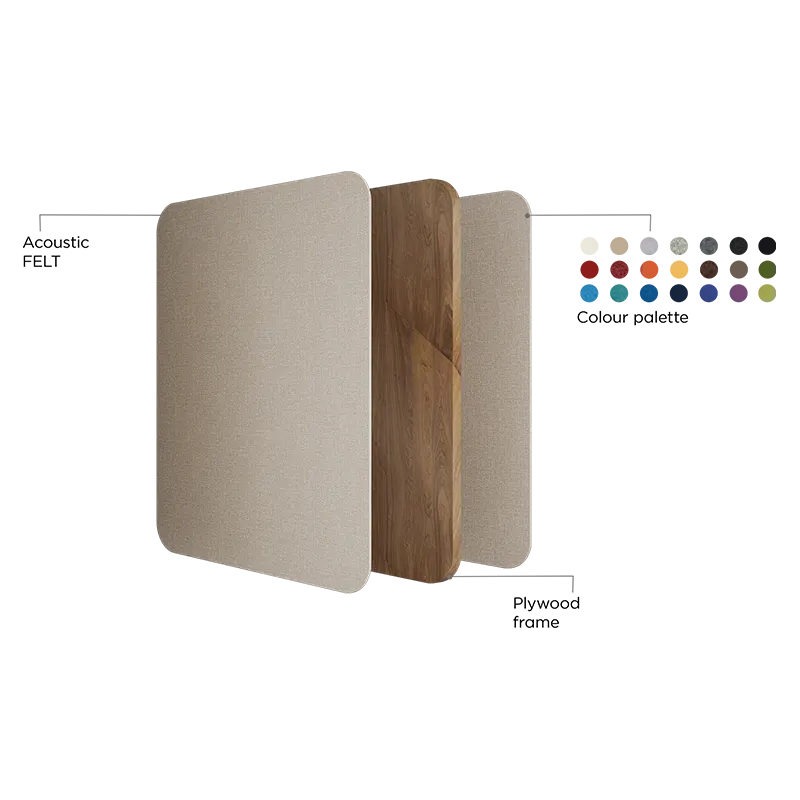 Freestanding Acoustic Panel-1